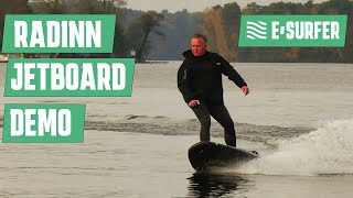 Radinn Jetboard Review  Carve amp Freeride [upl. by Alesram484]