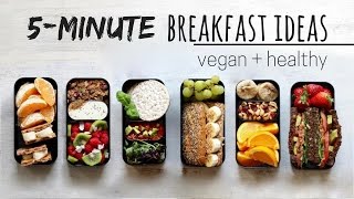 QUICK VEGAN BREAKFAST IDEAS » bento box style [upl. by Matuag]