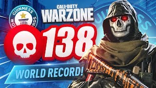 WORLD RECORD 138 KILL GAME in CoD WARZONE 35 SOLO KILLS [upl. by Kashden]