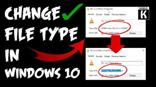 Change File Type on Windows 10  Change File Extensions  Simple amp Working [upl. by Leticia]