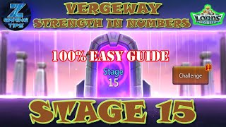 Vergeway Strength in Numbers Stage 15  Lords Mobile Vergeway Stage 15 100 Easy Guide Lords Mobile [upl. by Lashonda]