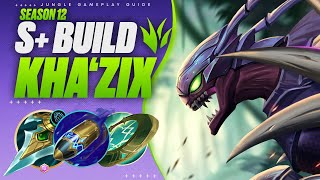 S KHAZIX JUNGLE BUILD Lets You Dominate EVERY Phase Of The Game In Season 12  Challenger Guide [upl. by Walters961]