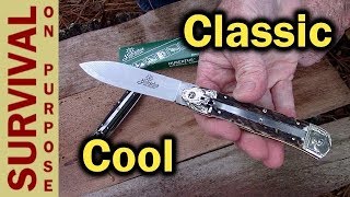 Hubertus Springer Lever Lock Switchblade Knife Review [upl. by Moberg]