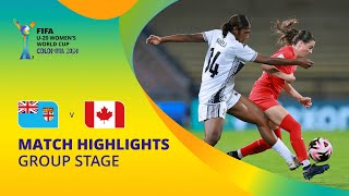 Fiji v Canada  FIFA U20 Womens World Cup Colombia 2024  Match Highlights [upl. by Blackwell]