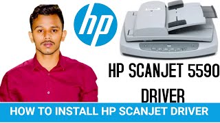 How to install HP Scanner Scanjet 5590 [upl. by Amary]