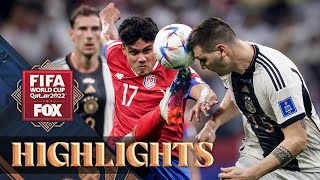 Costa Rica vs Germany Highlights  2022 FIFA World Cup [upl. by Yttam609]