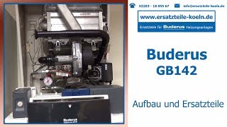 Buderus GB142 Aufbau und Ersatzteile [upl. by Arluene483]