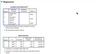 Identifying confounders with regression in SPSS [upl. by Neih]