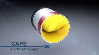 Tamarack Technologies Cape Backdraft Damper [upl. by Aylatan]