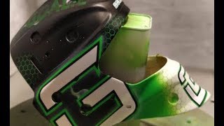 How To Paint A Goalie Mask Grangroth Graphics [upl. by Bink]