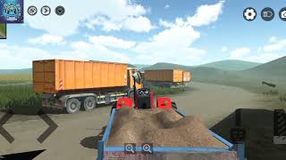 3d game  Tractor gaming play Tractor simulator game Sand Loading Unloading [upl. by Aurilia]