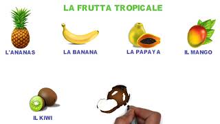 LA FRUTTA lessico italiano [upl. by Ynabe]