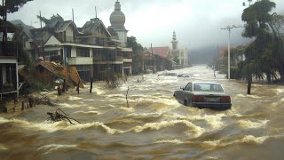 Heavy rain causing flood La Plata Buenos Aires Argentina inundaciones en La Plata y Buenos Aires [upl. by Akiram]