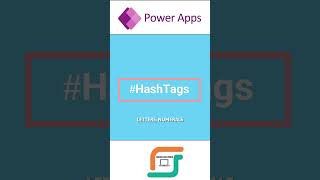 HashTags in Powerapps powerapps education tutorial microsoftpowerapps shorts [upl. by Thurber]