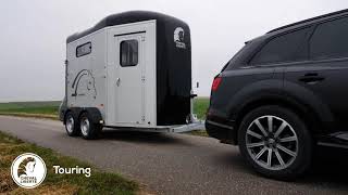 Touring Country with BuiltIn Tack Room  Double Horse Trailer [upl. by Vitia]