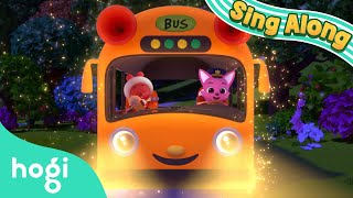 The Wheels on the Orange Bus  Sing Along with Hogi  Nursery Rhymes  Pinkfong amp Hogi [upl. by Leihcim633]