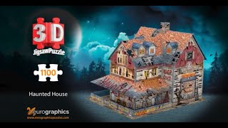 Eurographics Haunted House 3D Puzzle  Instructions [upl. by Reivad282]