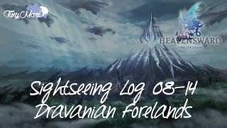 FFXIV Heavensward  Sightseeing Log 0814 at The Dravanian Forelands Visual Guide [upl. by Violante]