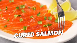 Quick amp Easy CURED SALMON amp How to Cure Salmon or Trout in 3 min Recipe by Always Yummy [upl. by Yacov]