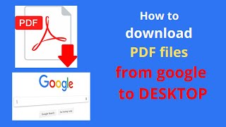 How to download pdf files from google to Laptop 2021 [upl. by Llebpmac982]