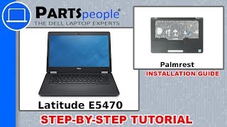 Dell Latitude E5470 P62G001 Palmrest HowTo Video Tutorial [upl. by Attalie]