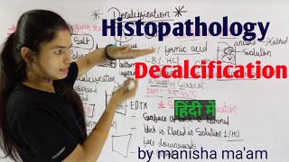 Decalcification in histopathology  Decalcification in hindi  By Manisha Maam [upl. by Alley803]