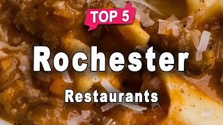 Top 5 Restaurants to Visit in Rochester New York State  USA  English [upl. by Ewald]