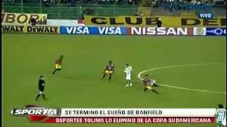 Deportes tolima 30 Banfield  Resumen  Sudamericana 2010 [upl. by Chaffee]