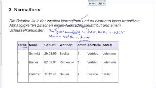 0609 Normalformen 3 Normalform [upl. by Latvina]