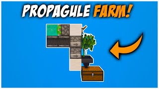 The FASTEST Propagule Farm in Minecraft 121 Tutorial [upl. by Nnawaj]