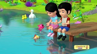 Machli Jal ki Rani Hai Hindi Rhyme  Hindi baby songs  Kindergarten   Preschool  Kiddiestv Hindi [upl. by Aidas228]