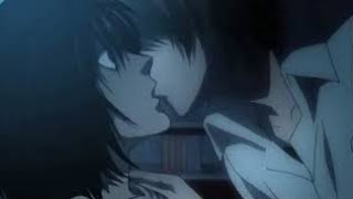 Light and L Kiss Death Note [upl. by Aicelav704]