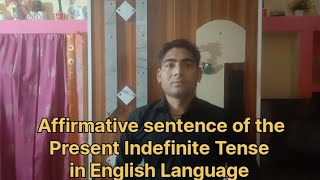 Affirmative sentence of the Present Indefinite Tense in English language [upl. by Adnerad]