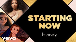 Brandy  Starting Now Lyric Video [upl. by Sivartal]