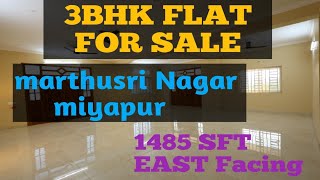 3 BHK FLAT FOR SALE IN MATRUSRI NAGARMIYAPURlowpricelowcost realestate telangana [upl. by Rolandson48]