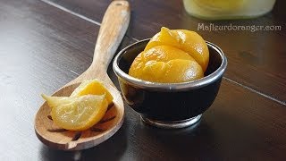 Comment faire des citrons confits au sel  Moroccan preseved lemon recipe [upl. by Florine]