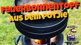 133  Feuerbohnentopf aus dem Potjie bzw Dutch Oven 🌶 [upl. by Euqininod922]