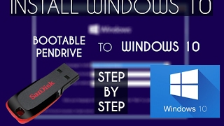 How to install windows 10 by making bootable pendrive Step By Step [upl. by Irena]