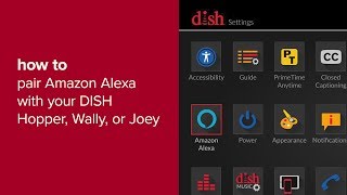 How to Pair Amazon Alexa with Your DISH Hopper Wally or Joey [upl. by Anoirb]