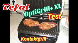 Tefal OptiGrill XL Kontaktgrill Erster Test [upl. by Maretz2]