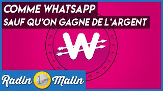 WowApp une appli comme WhatsApp sauf quon gagne de largent 🤑📱 [upl. by Hamo]