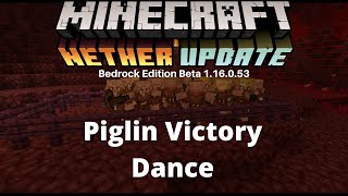 Minecraft Piglin Victory Dance [upl. by Cutler]