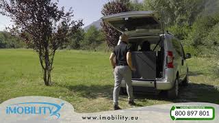 Fiat Qubo con pianale ribassato per trasporto disabili [upl. by Akimihs]