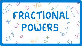 GCSE Maths  What to do when Powers are Fractions Powers Part 66 34 [upl. by Irrol174]