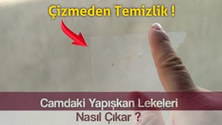 Camdaki Etiket izi Ve Yapışkan Lekeleri Nasıl Çıkar [upl. by Eada]