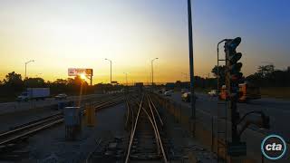 CTAs Ride the Rails Blue Line to OHare Realtime 2019 [upl. by Etsirk]