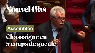 André Chassaigne à lAssemblée nationale  5 des coups de gueule qui font sa signature [upl. by Abbotsun]