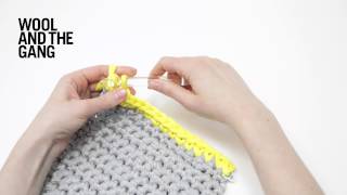 How to make a single crochet edge trim [upl. by Nyad]