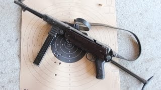 Shooting the German MP40 submachine gun [upl. by Neela]