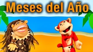 La Canción de los Meses del Año  El Mono Sílabo y Nícola Cavernícola  Canciones Infantiles [upl. by Attolrac]